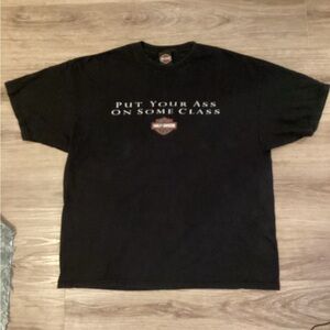 2006 Harley Davidson T-Shirt Size XL USA South Carolina Black Hanes Beefy